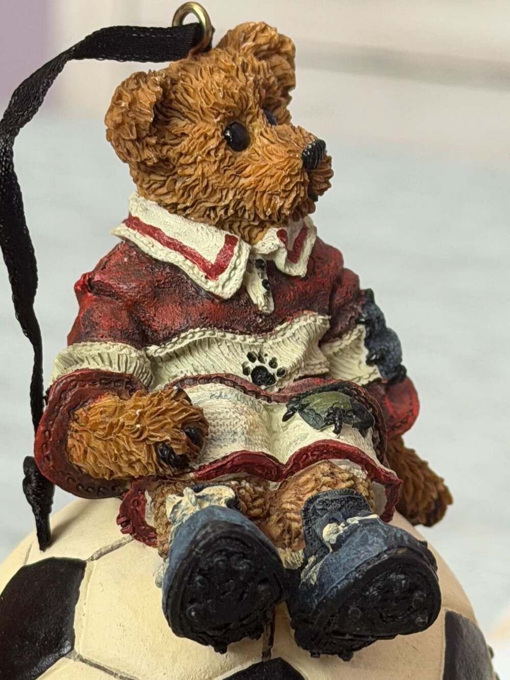 Vintage Boyds Bears Rocky Score, Score, Score Soccer Bear Ornament - Picture 6 of 9